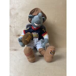 NWT Super Bowl XXXVIII 38 Armadillo Mascot Plush Toy Patriots Panthers NFL Brady